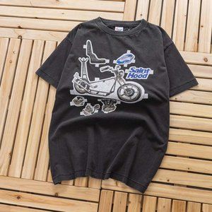 Saint Michael x Neighborhood Bicycle Parts Graphic Print Short Sleeve Black